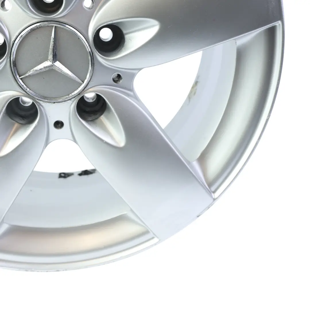 Mercedes SLK R171 Rear Silver Alloy Wheel Rim 16" 5 Spoke 8J ET:30 - SKU A1714010202-1 - Part number A1714010202