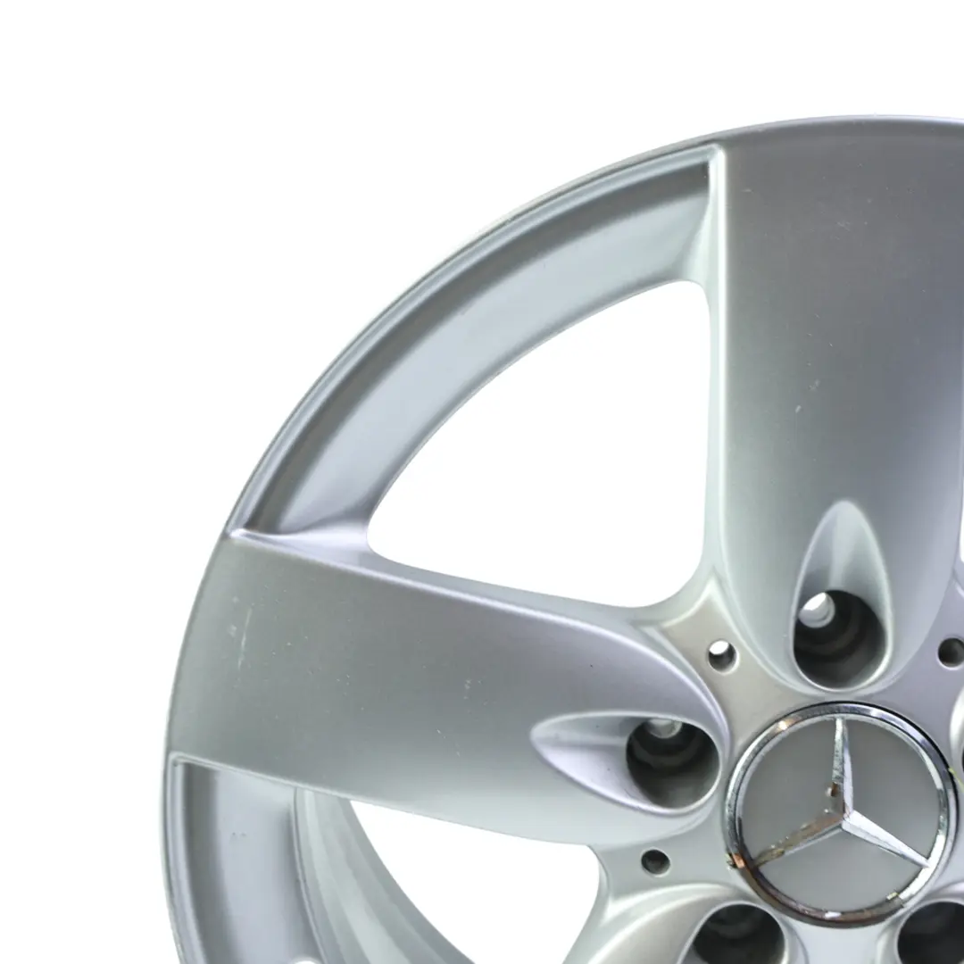 Mercedes SLK R171 Rear Silver Alloy Wheel Rim 16" 5 Spoke 8J ET:30 - SKU A1714010202-2 - Part number A1714010202