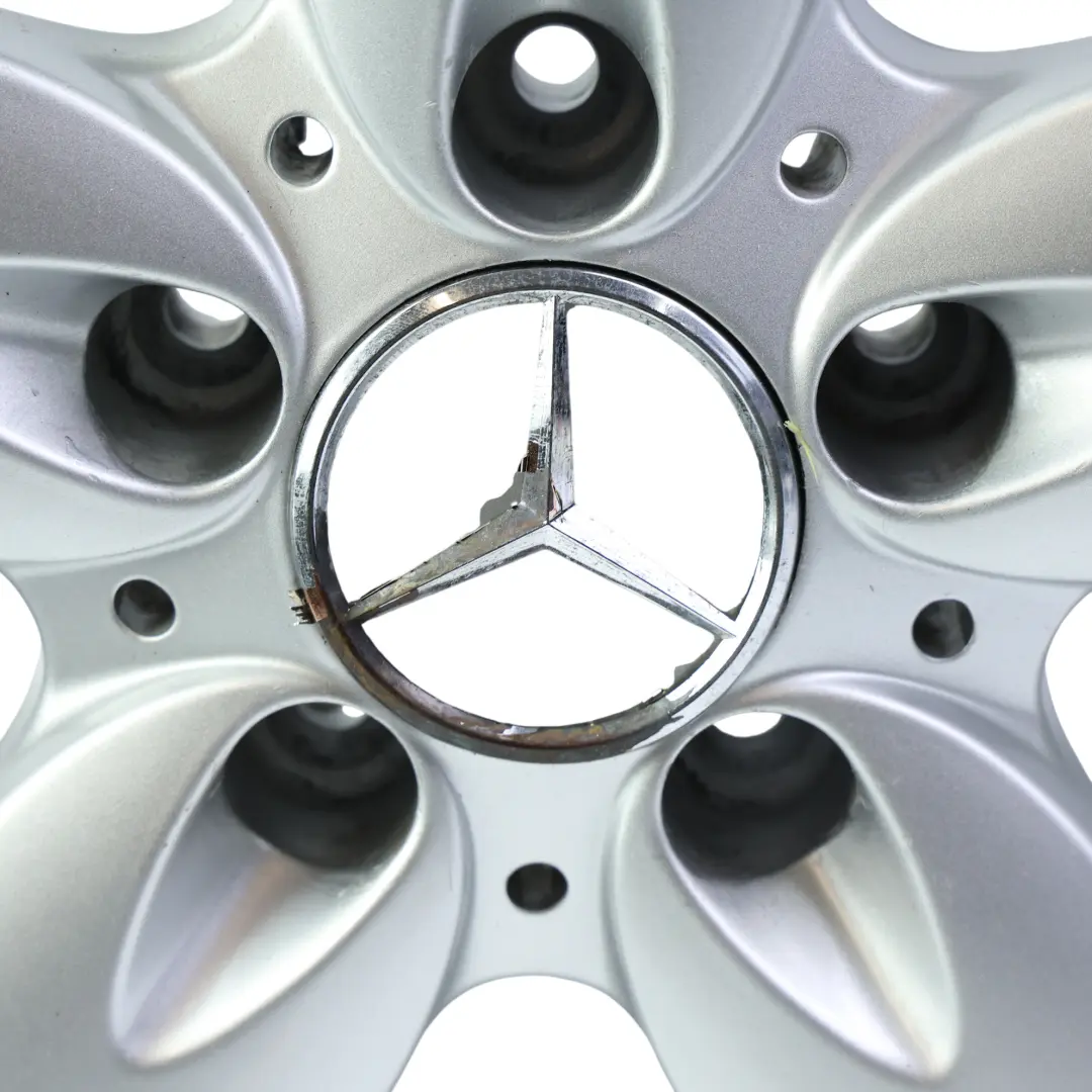 Mercedes SLK R171 Rear Silver Alloy Wheel Rim 16" 5 Spoke 8J ET:30 - SKU A1714010202-2 - Part number A1714010202