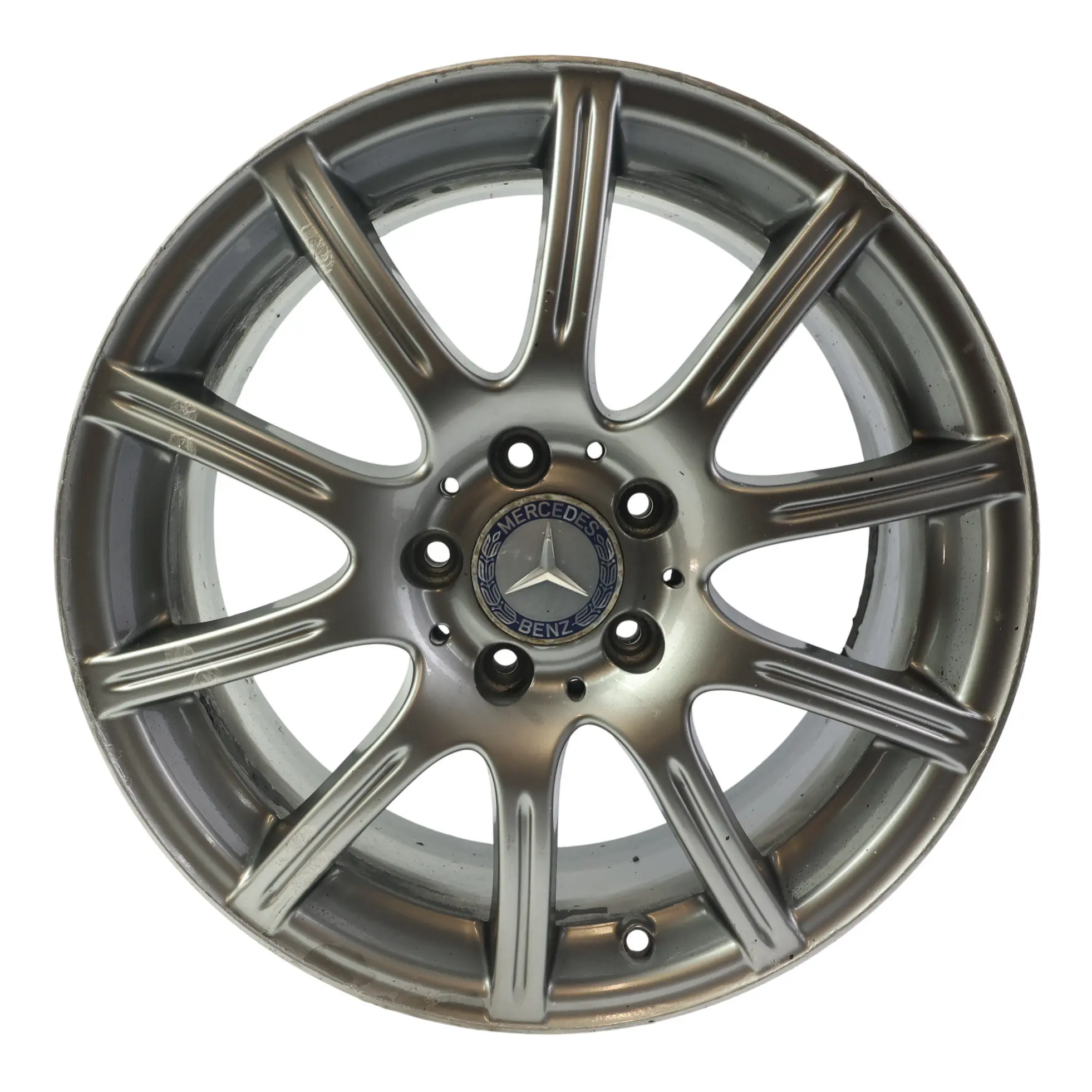 Llanta de aleación gris Mercedes R171 17" 7,5J ET:36 10 radios A1714012202