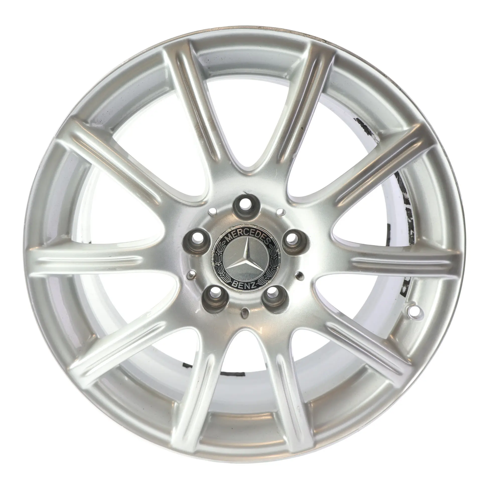 Mercedes SLK R171 Silver Alloy Wheel Rim 17" 7,5J ET:36 10 Spoke A1714012202