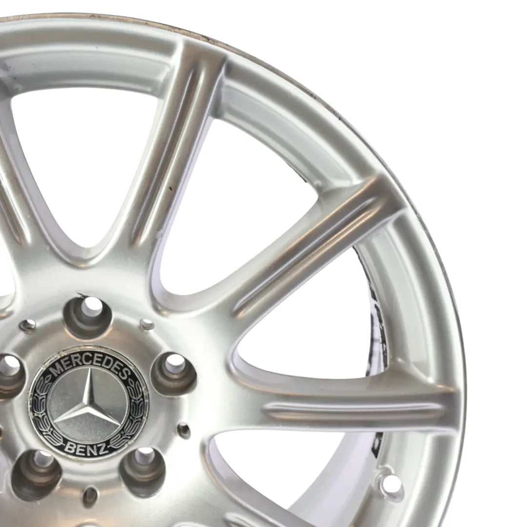 Alloy Wheel Rim 17" 7,5J ET:36 10 Spoke to Mercedes SLK R171 Silver with Part number A1714012202 Mercedes SLK R171 Silver Alloy Wheel Rim 17" 7,5J ET:36 10 Spoke - SKU A1714012202-3 - Part number A1714012202