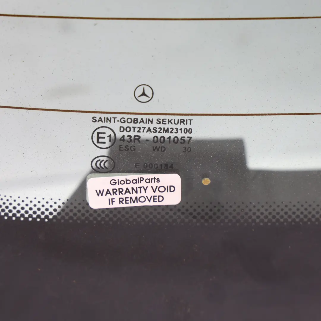 Mercedes R171 Rear Windscreen Window Glass Tinted - SKU A1716700002 - Part number A1716700002
