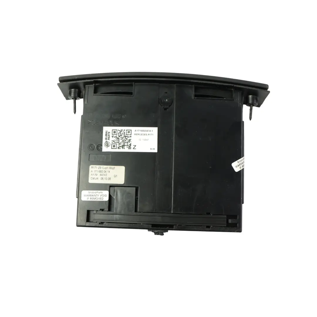 Mercedes SLK R171 Console Centrale Porte-Gobelet - SKU A1716800414-1 - Numéro de pièce A1716800414