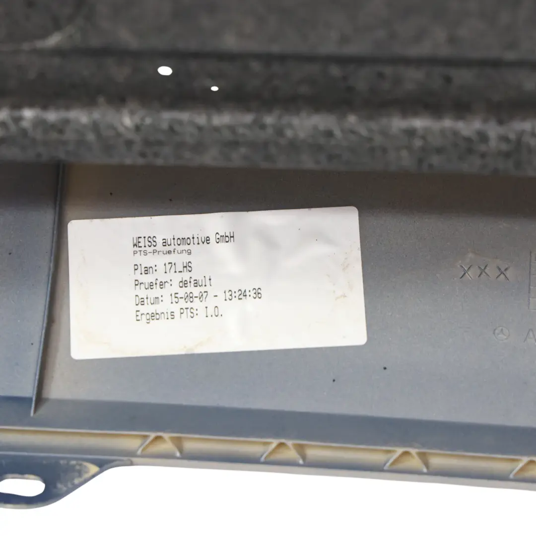 Mercedes SLK R171 Rear Bumper Trim Panel Covering Mystic Blue Metallic - 032 - SKU A1718853125-MBLU - Part number A1718853125