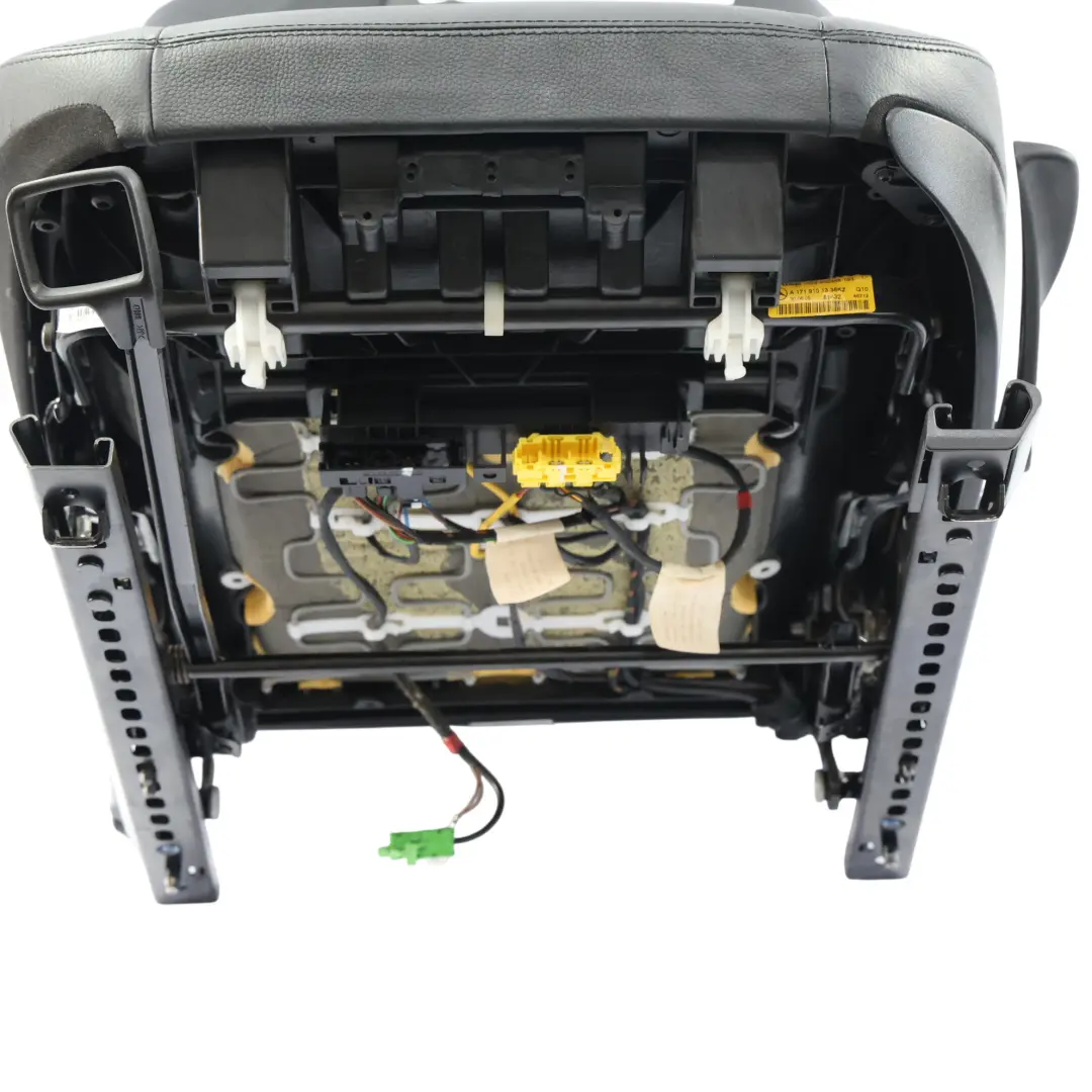 Mercedes R171 Vordersitz Links Beheizt Leder Nappa Schwarz Aniline - SKU A1719107301-7 - Teilenummer A1719107301