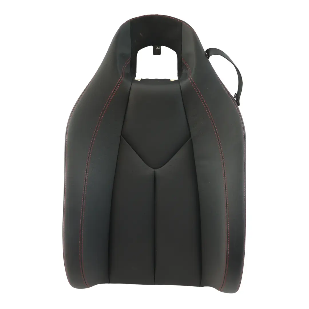 Mercedes R171 Front Seat Backrest Left N/S Heated Leather Nappa Black Red Thread - SKU A1719107301-8 - Part number A1719107301
