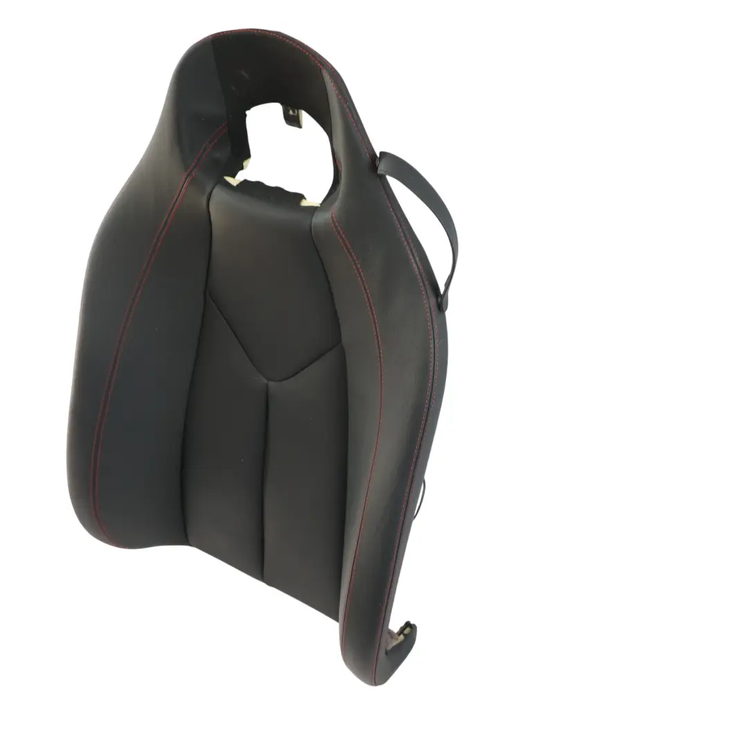 Mercedes R171 Respaldo Asiento Delantero Izquierdo Cuero Nappa Negro Hilo Rojo - SKU A1719107301-8 - Número de pieza A1719107301