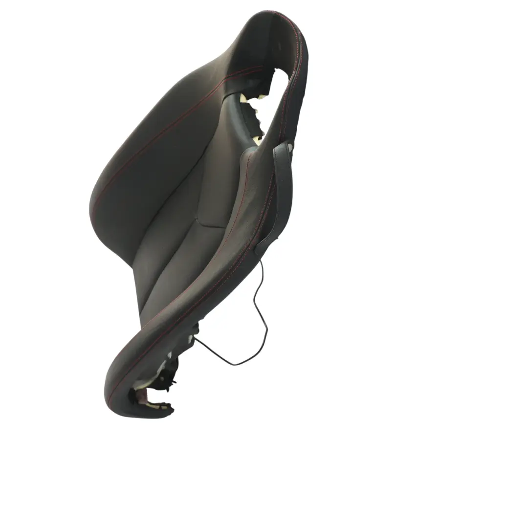 Mercedes R171 Front Seat Backrest Left N/S Heated Leather Nappa Black Red Thread - SKU A1719107301-8 - Part number A1719107301