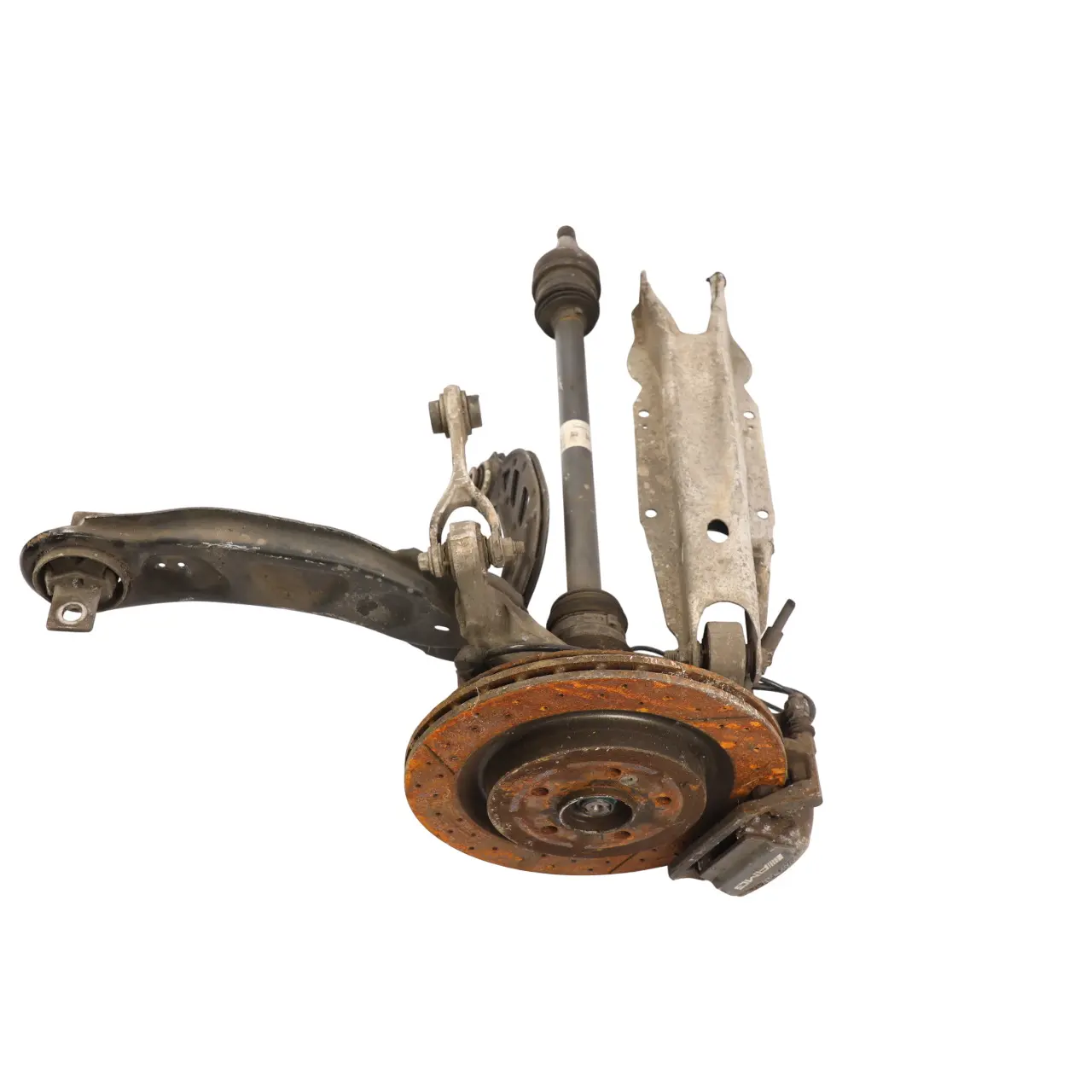 Mercedes W176 A45 4Matic Suspension Leg Rear Right O/S Wheel Carrier Brake Disc