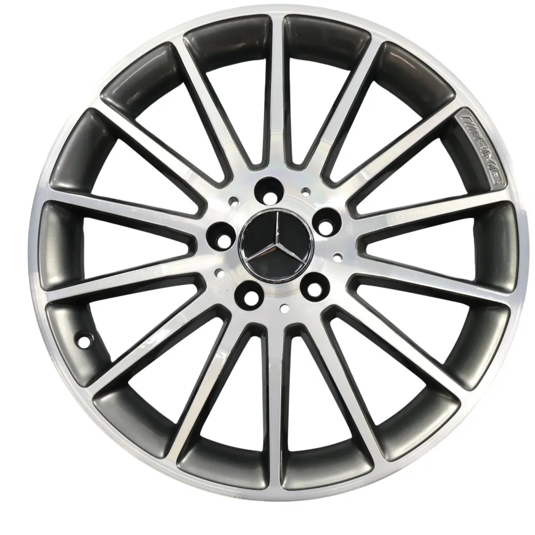 4x AMG Alloy Wheel Rim 18" 7.5J ET:52 14-Spoke A1764010200 Set to Mercedes W176 with Part number A1764010200-SET Mercedes W176 4x AMG Alloy Wheel Rim 18" 7.5J ET:52 14-Spoke A1764010200 Set - SKU A1764010200-SET - Part number A1764010200-SET