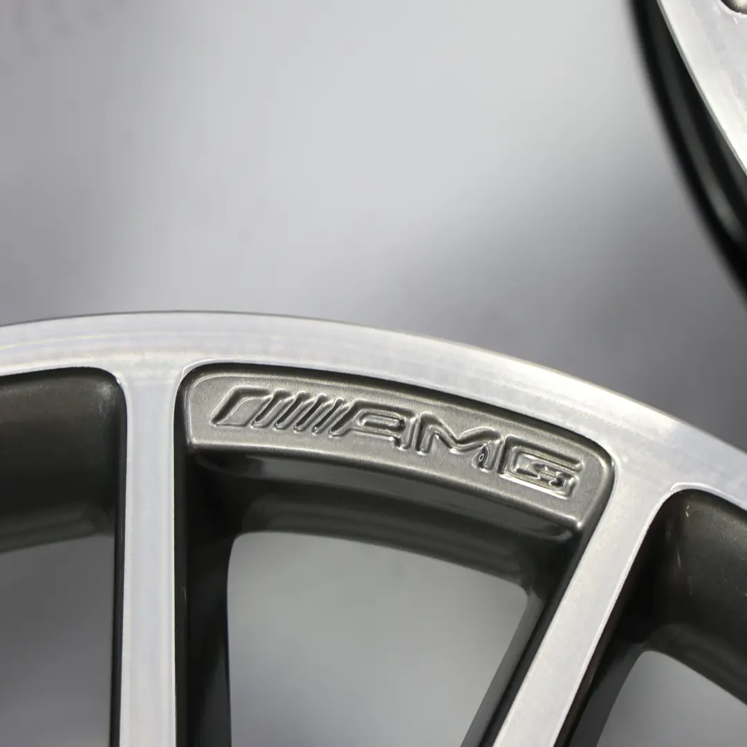 Mercedes W176 4x AMG Alloy Wheel Rim 18" 7.5J ET:52 14-Spoke A1764010200 Set - SKU A1764010200-SET - Part number A1764010200-SET