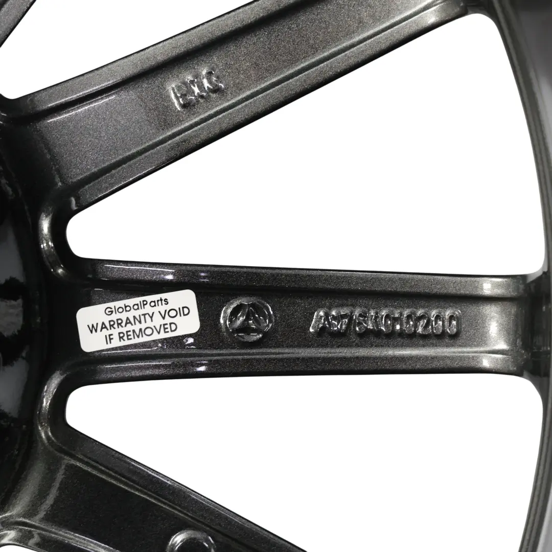 Mercedes W176 Set 4x Cerchi Lega AMG 18" 7.5J ET:52 14-Razze A1764010200 - SKU A1764010200-SET - Numero di parte A1764010200-SET