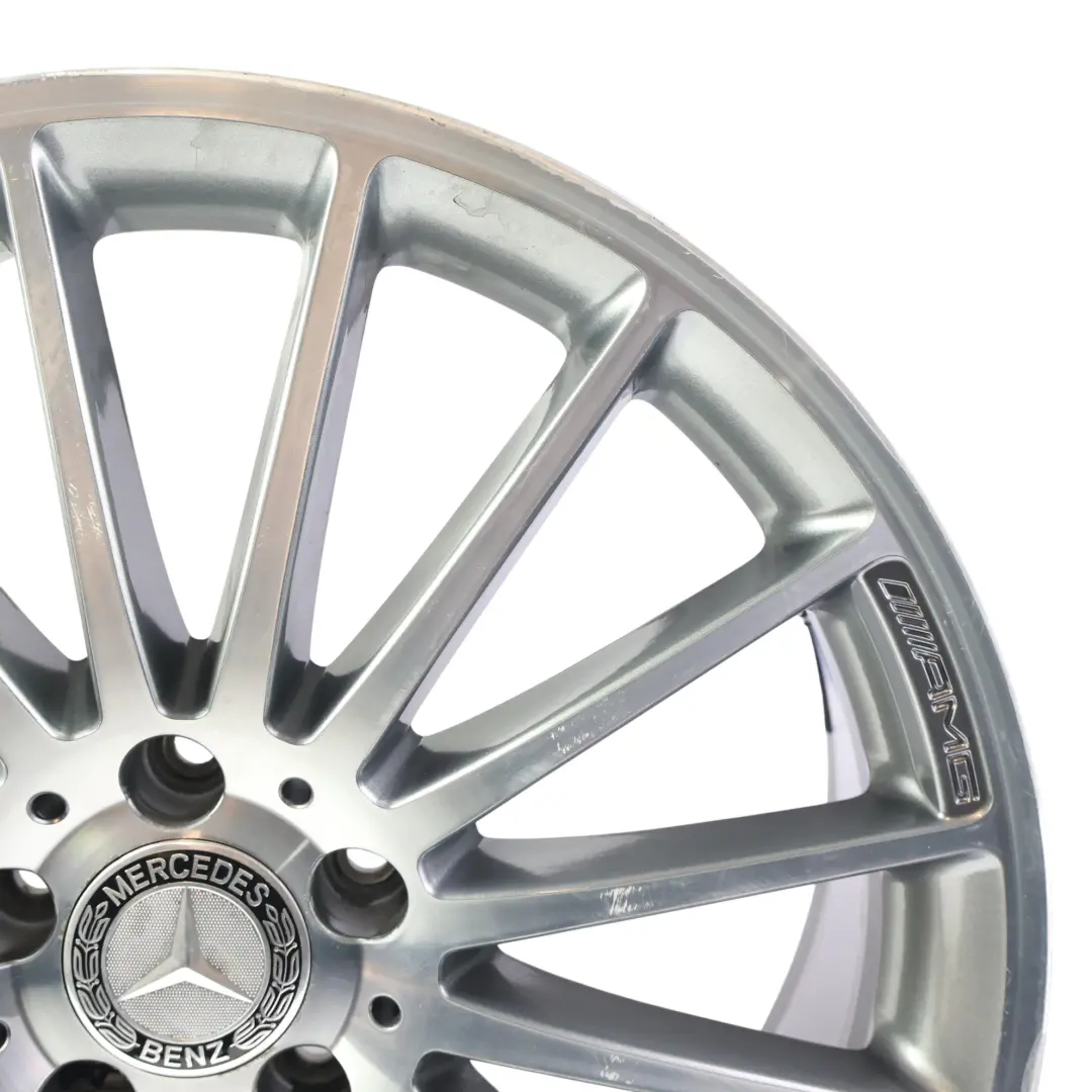 Mercedes C117 W176 AMG Przednia Srebrna Felga 19" 8J ET48 - SKU A1764010502-5 - Numer Części A1764010502