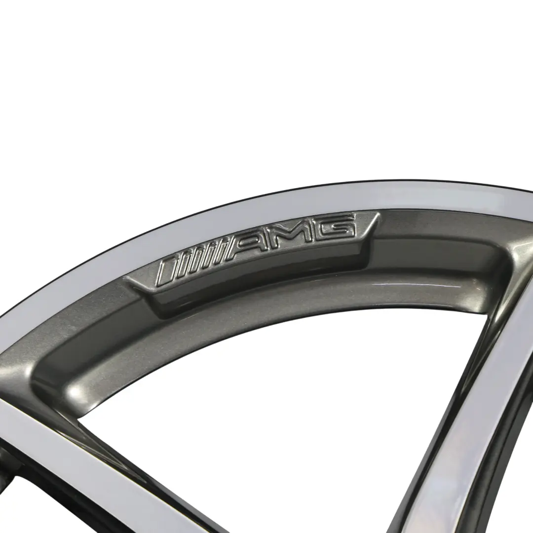 Mercedes W176 4x AMG Alloy Wheel Rim 18" ET:52 7.5J Double Spoke A1764010700 Set - SKU A1764010700-SET - Part number A1764010700-SET