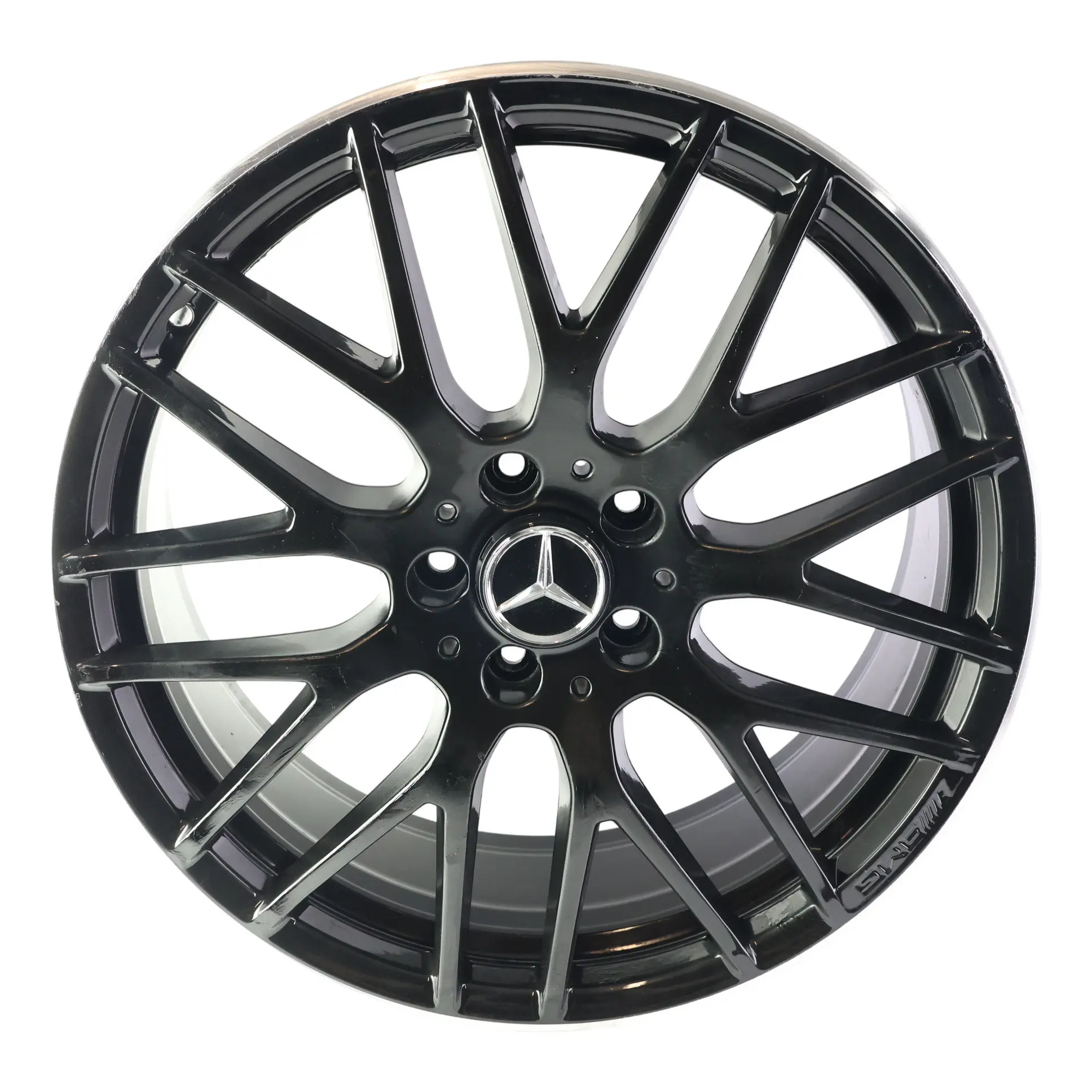 Mercedes C117 W176 llanta aleación negro 19" ET:48 8J A1764010900