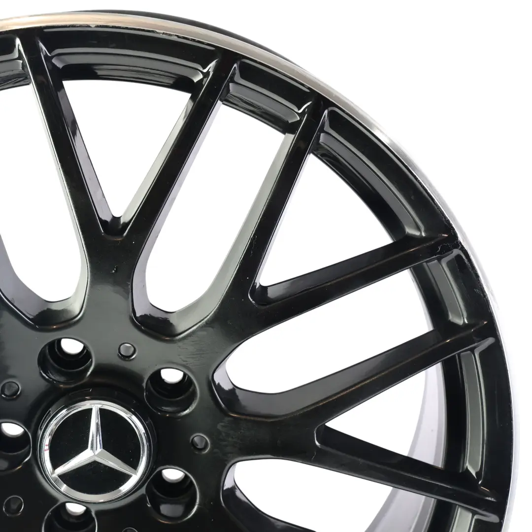 Mercedes C117 W176 llanta aleación negro 19" ET:48 8J - SKU A1764010900-1 - Número de pieza A1764010900