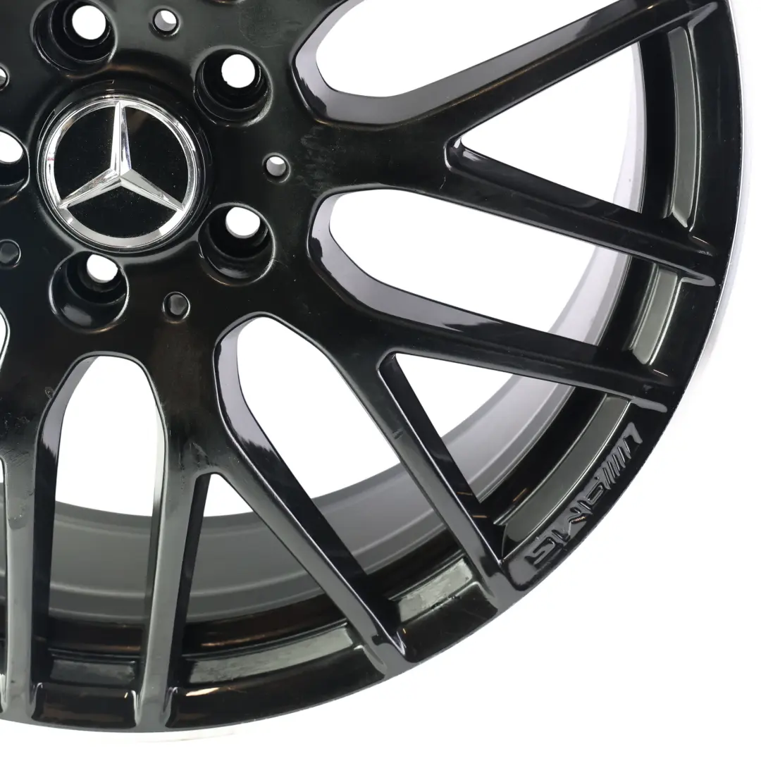 llanta aleación negro 19" ET:48 8J para Mercedes C117 W176 con número de pieza A1764010900 Mercedes C117 W176 llanta aleación negro 19" ET:48 8J - SKU A1764010900-1 - Número de pieza A1764010900