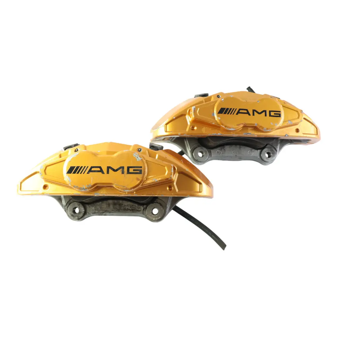 Mercedes C117 W176 A45 AMG Bremssättel Bremsanlage Set A1764210598 Gold - SKU A1764210598-SET1 - Teilenummer A1764210598-SET1