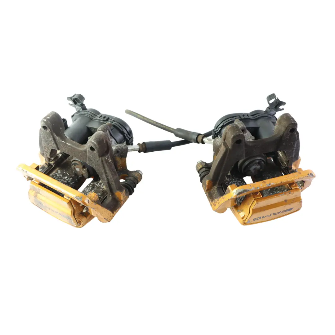 Brake Caliper Set Rear Left Right N/O/S to Mercedes C117 W176 AMG with Part number A1764230181 Mercedes C117 W176 AMG Brake Caliper Set Rear Left Right N/O/S - SKU A1764230181-SET - Part number A1764230181
