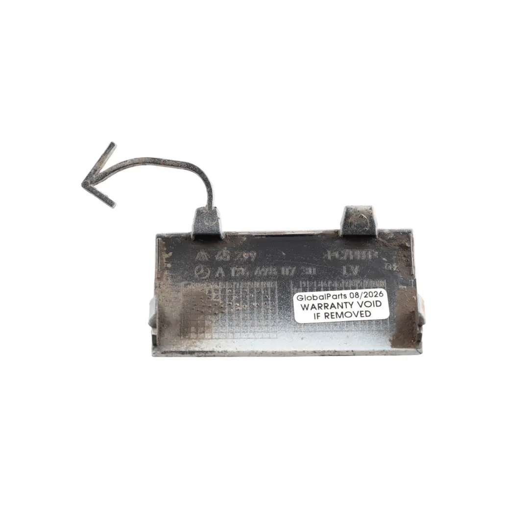 Front Tow Eye Cover Cap Left N/S Beige to Mercedes W176 with Part number A1766980730 Mercedes W176 Front Tow Eye Cover Cap Left N/S Beige - SKU A1766980730 - Part number A1766980730