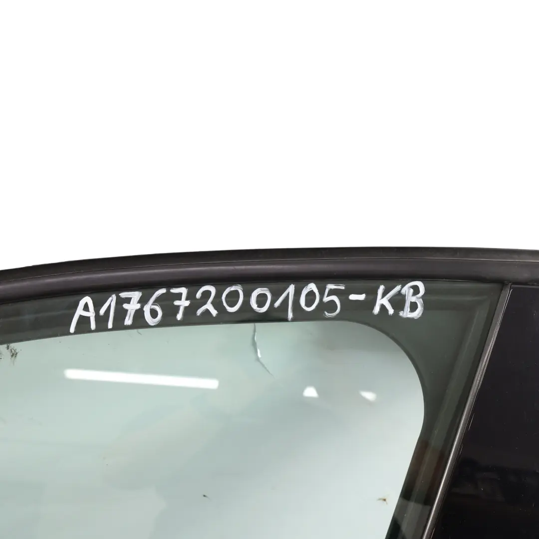 Mercedes W176 Puerta Delantera Izquierda Kosmos Negro Cósmico Metalizado - 191 - SKU A1767200105-KB - Número de pieza A1767200105