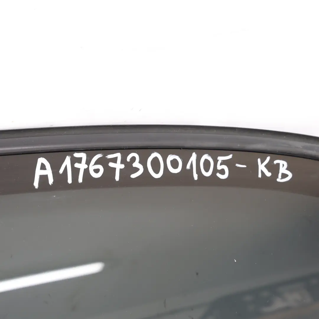 Mercedes W176 Tür hinten links Kosmos Cosmic Schwarz Metallic - 191 - SKU A1767300105-KB - Teilenummer A1767300105