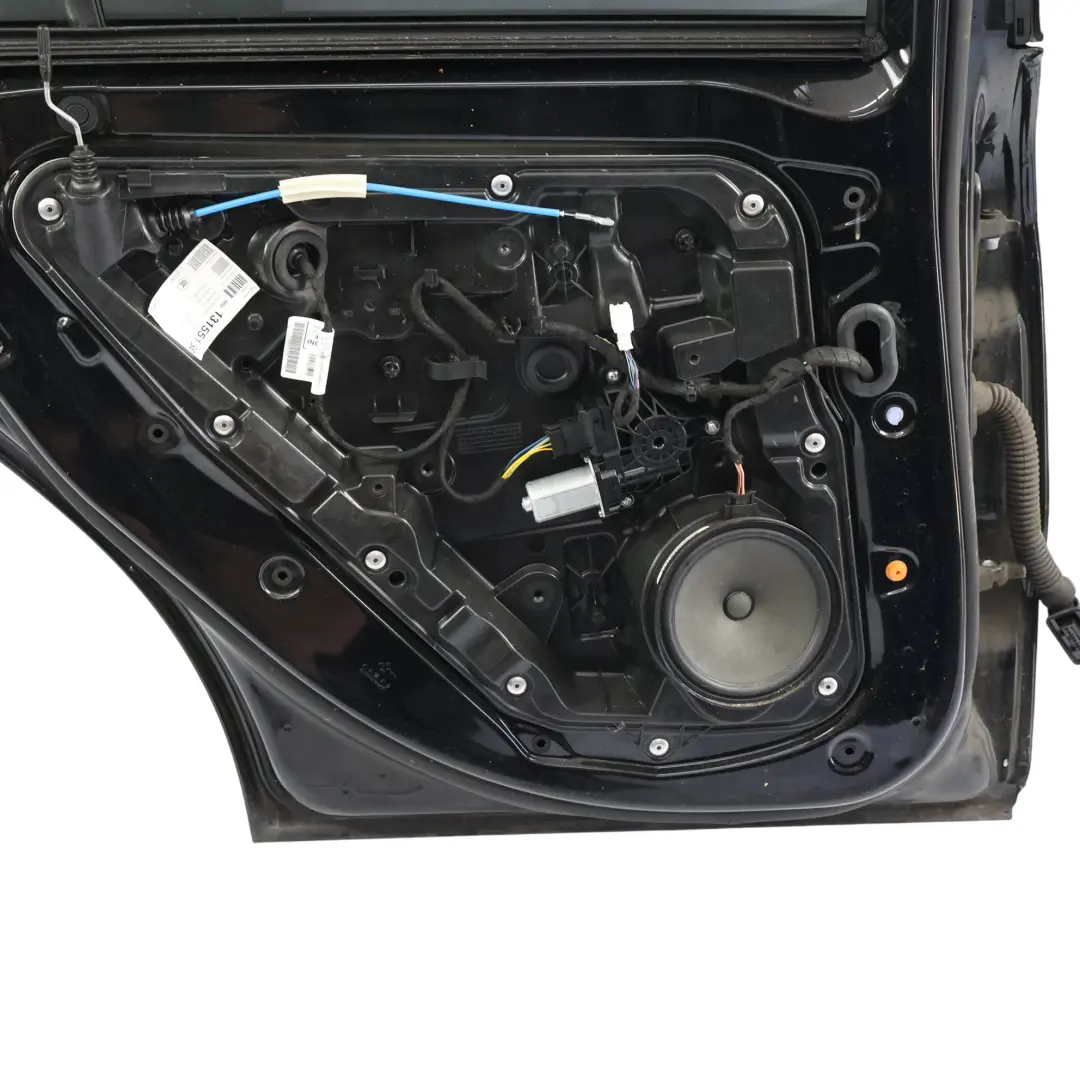 Mercedes W176 Door Rear Left N/S A-Class Kosmos Cosmic Black Metallic - 191 - SKU A1767300105-KB - Part number A1767300105