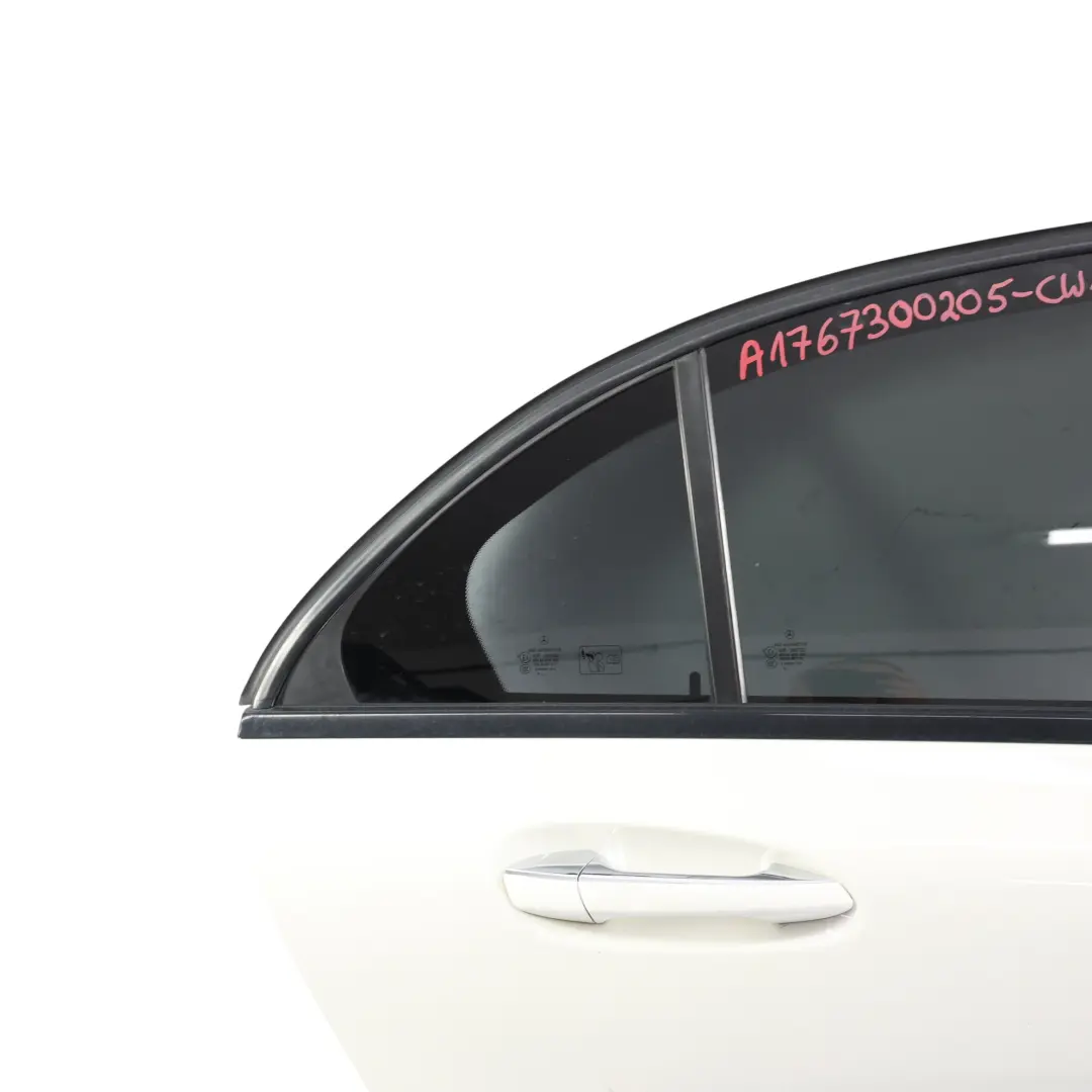 Mercedes W176 Porte Arrière Droite Classe A Calcite White Blanc - 650 - SKU A1767300205-CW1 - Numéro de pièce A1767300205