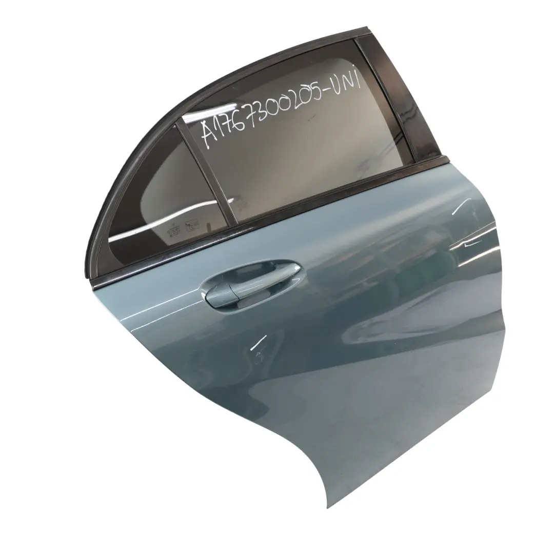 Mercedes W176 Door Rear Right O/S A-Class Universe Blue Metallic - 894 - SKU A1767300205-UNI - Part number A1767300205