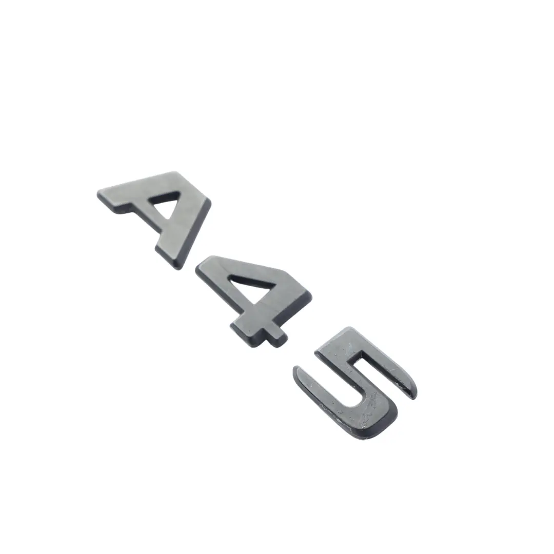 Heck Heckklappe Emblem Logo Schriftzug A45 für Mercedes W176 mit Teilenummer A1768173100 Mercedes W176 Heck Heckklappe Emblem Logo Schriftzug A45 - SKU A1768173100 - Teilenummer A1768173100