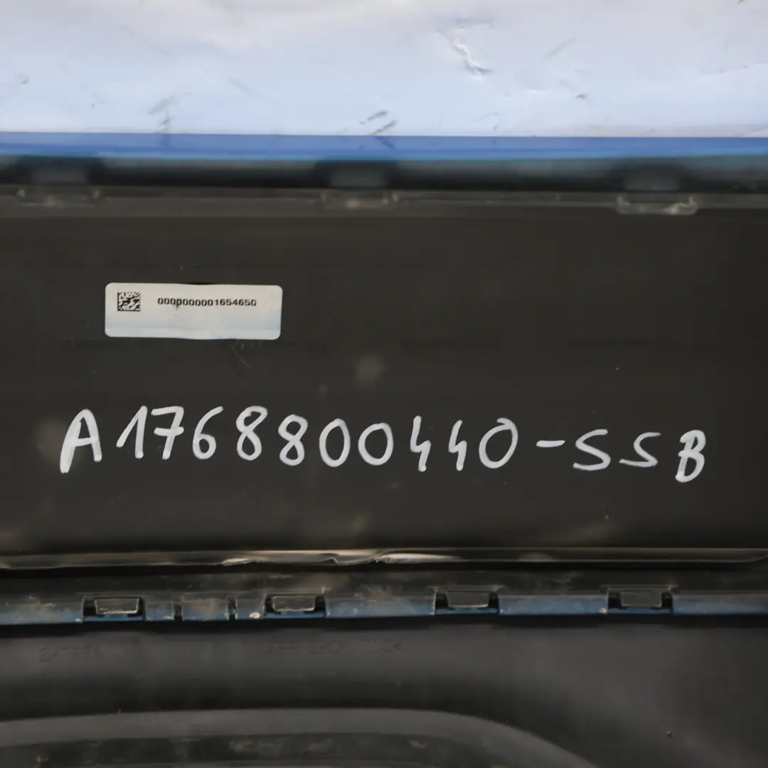 Mercedes W176 Bumper Rear Trim Panel Covering South Seas Blue - 162 - SKU A1768800440-SSB - Part number A1768800440