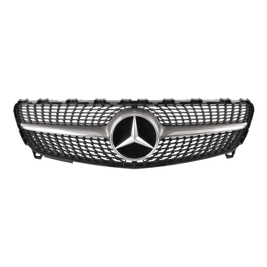 Mercedes W176 Radiator Grille Front Bumper Panel Mountain Grey - 787 A1768807500 - SKU A1768807500-MG - Part number A1768807500-MG