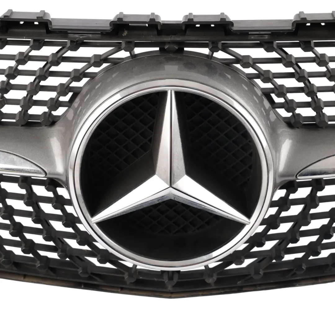 Radiator Grille Front Bumper Panel Mountain Grey - 787 A1768807500 to Mercedes W176 with Part number A1768807500-MG Mercedes W176 Radiator Grille Front Bumper Panel Mountain Grey - 787 A1768807500 - SKU A1768807500-MG - Part number A1768807500-MG