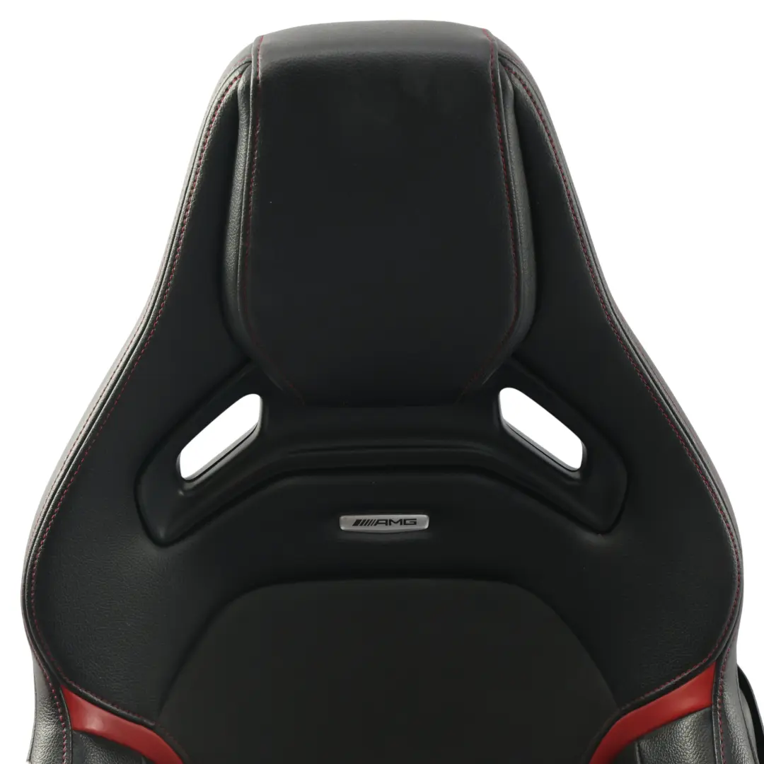 Front Seat Heated AMG Performance Leather Black Red Left N/S to Mercedes W176 with Part number A1769103602 Mercedes W176 Front Seat Heated AMG Performance Leather Black Red Left N/S - SKU A1769103602-2 - Part number A1769103602
