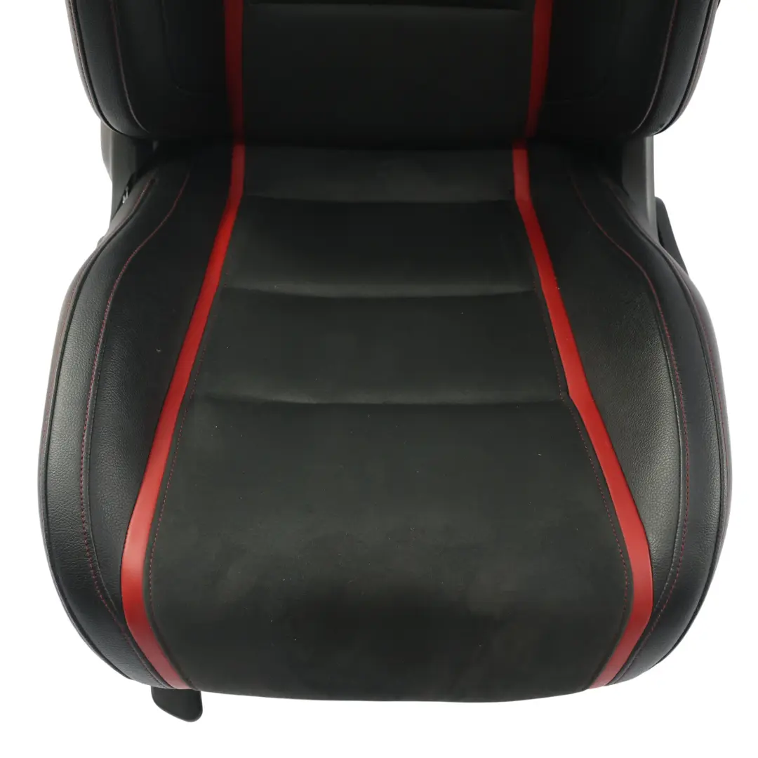 Mercedes W176 Front Seat Heated AMG Performance Leather Black Red Left N/S - SKU A1769103602-2 - Part number A1769103602