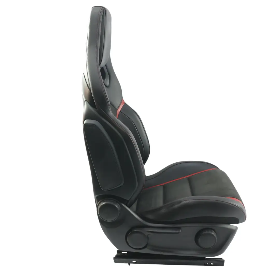 Front Seat AMG Performance Heated Leather Black Red Right O/S to Mercedes W176 with Part number A1769103702 Mercedes W176 Front Seat AMG Performance Heated Leather Black Red Right O/S - SKU A1769103702-2 - Part number A1769103702