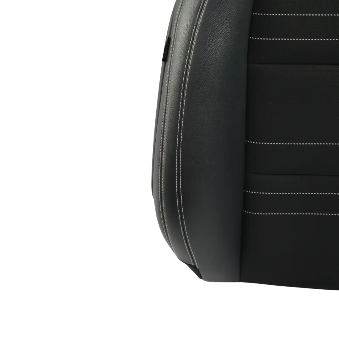 Sitzlehne Vorne Rechts Innenraum Stoff Leder Artico Schwarz für Mercedes W176 mit Teilenummer A1769108401 Mercedes W176 Sitzlehne Vorne Rechts Innenraum Stoff Leder Artico Schwarz - SKU A1769108401-5 - Teilenummer A1769108401