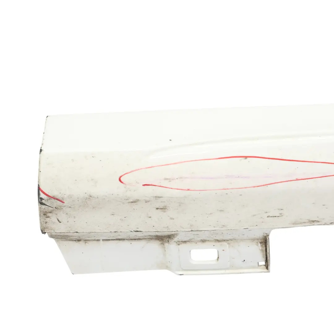 Side Skirt Left N/S Door Sill Cover Polar White - 149 to Mercedes W177 W247 with Part number A1776980100 Mercedes W177 W247 Side Skirt Left N/S Door Sill Cover Polar White - 149 - SKU A1776980100-POL - Part number A1776980100