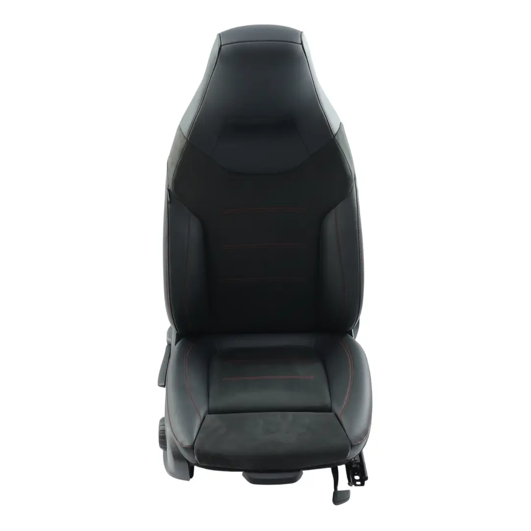 Front Seat Heated Right O/S Fabric Imitation Leather Red Threads to Mercedes W177 with Part number A1779108001 Mercedes W177 Front Seat Heated Right O/S Fabric Imitation Leather Red Threads - SKU A1779108001-4 - Part number A1779108001