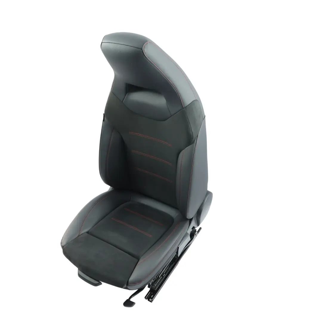 Front Seat Heated Right O/S Fabric Imitation Leather Red Threads to Mercedes W177 with Part number A1779108001 Mercedes W177 Front Seat Heated Right O/S Fabric Imitation Leather Red Threads - SKU A1779108001-4 - Part number A1779108001