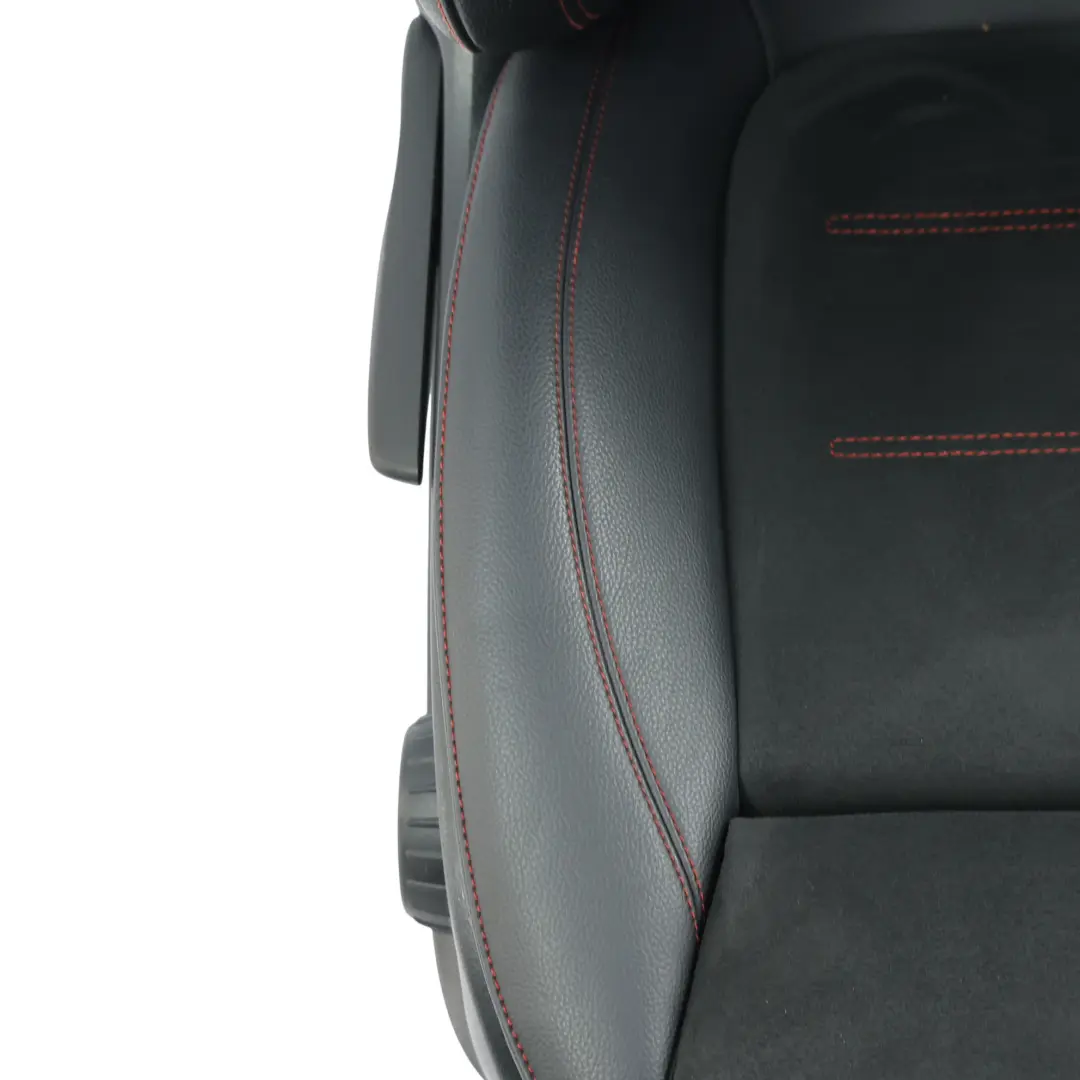 Front Seat Heated Right O/S Fabric Imitation Leather Red Threads to Mercedes W177 with Part number A1779108001 Mercedes W177 Front Seat Heated Right O/S Fabric Imitation Leather Red Threads - SKU A1779108001-4 - Part number A1779108001