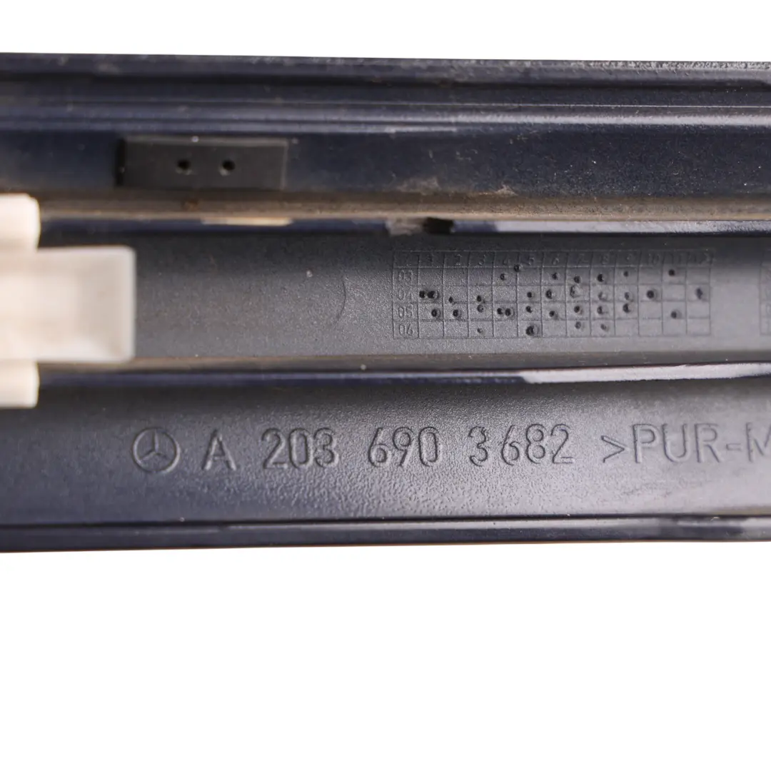 Mercedes CLC-Class CL203 Front Right O/S Molding Trim Strip Tanzanite Blue 359 - SKU A2036903682-TB - Part number A2036903682