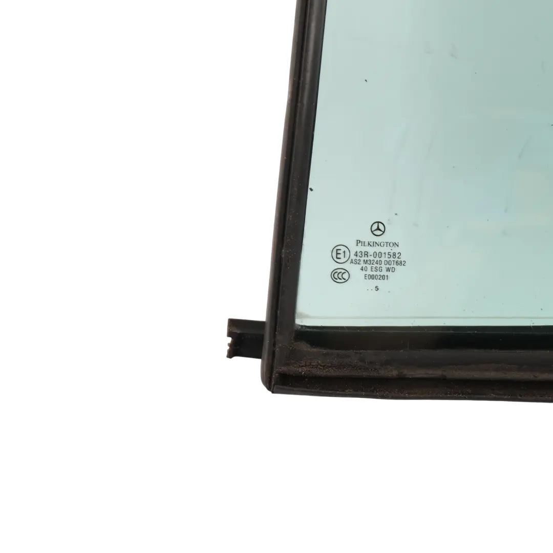 Mercedes S203 Estate Side Window Rear Left N/S Green Glass AS2 - SKU A2037300355 - Part number A2037300355