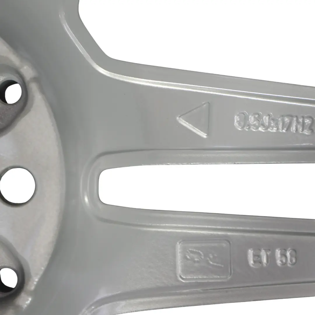 Mercedes Silver Alloy Wheel Rim 4x Set 17" 7.5J ET:47 8.5J ET:58 A2044012300 - SKU A2044012300-SET - Part number A2044012300-SET