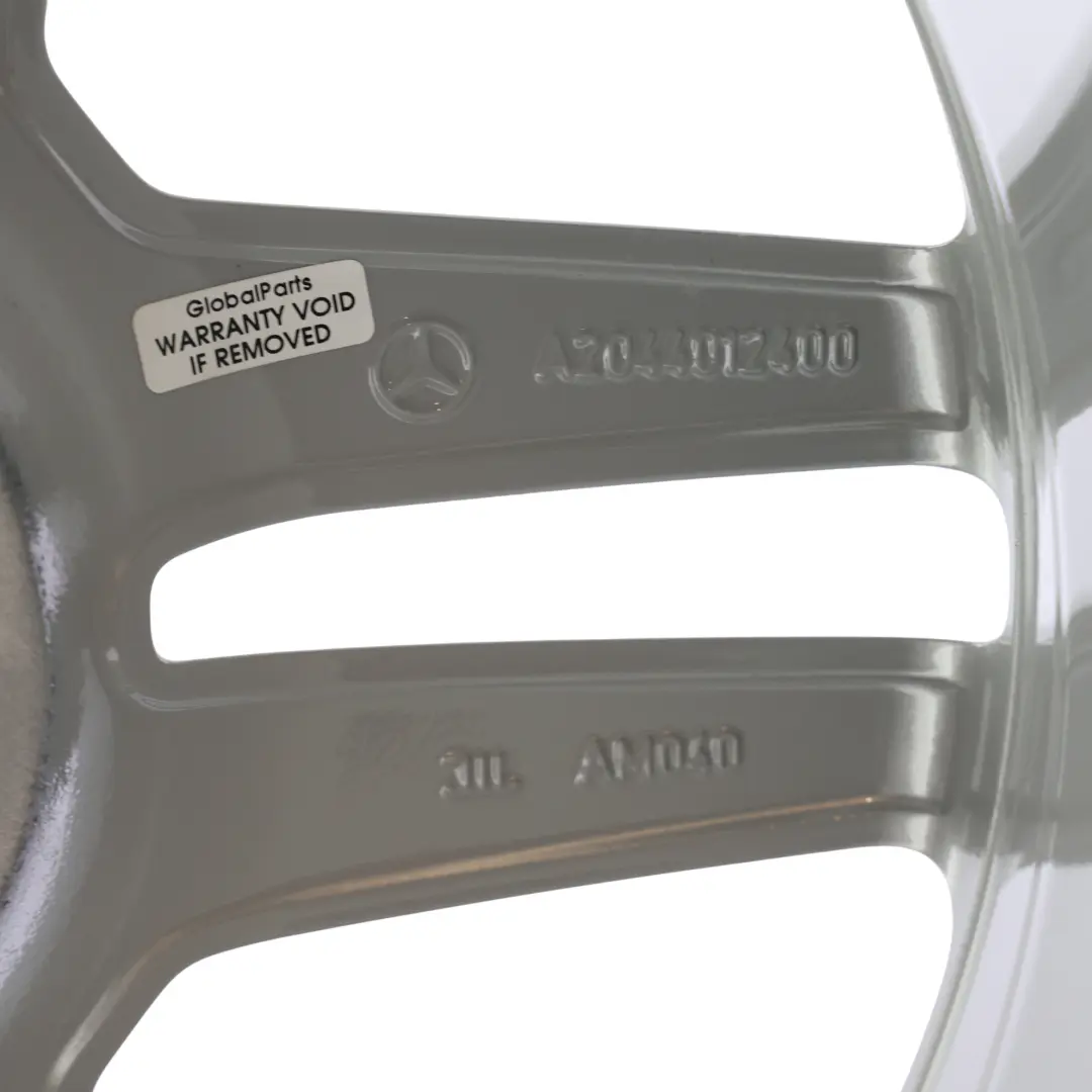Mercedes W204 AMG Alloy Wheel Rim 17" 8.5J ET:58 Double Spoke 5x112 - SKU A2044012400 - Part number A2044012400