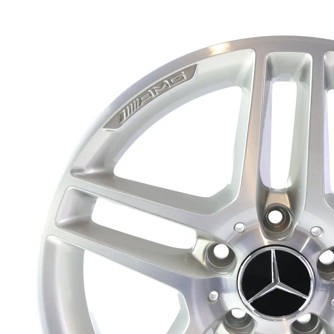 Alloy Wheel Rim 17" 8.5J ET:58 Double Spoke 5x112 to Mercedes W204 AMG with Part number A2044012400 Mercedes W204 AMG Alloy Wheel Rim 17" 8.5J ET:58 Double Spoke 5x112 - SKU A2044012400 - Part number A2044012400