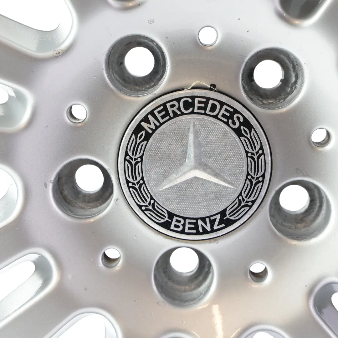 Mercedes W204 7 Double Spoke Silver Alloy Wheel Rim 17" 7,5J ET:47 - SKU A2044017402-1 - Part number A2044017402