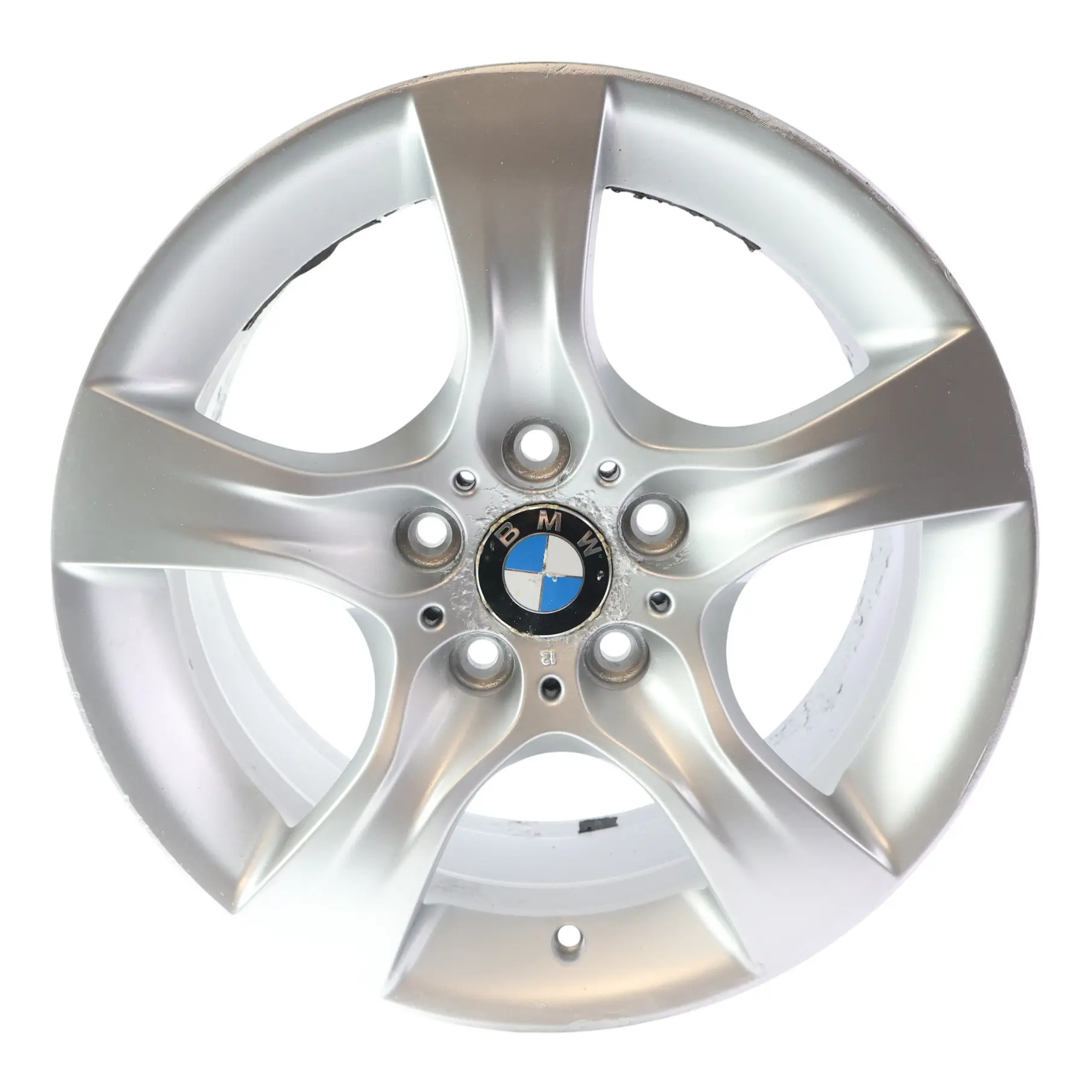 Mercedes W204 Wheel Rim Alloy Silver 17" 7,5J ET:47 7 Double Spoke A2044017402