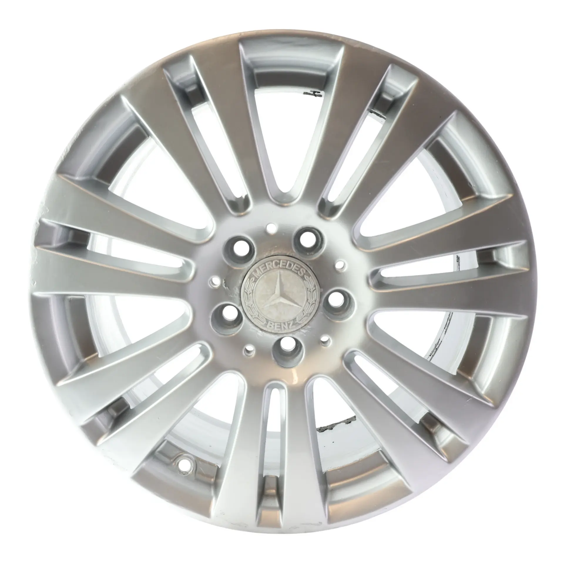Mercedes W204 Silver Alloy Wheel Rim 17" 7,5J ET:47 7 Double Spoke A2044017402